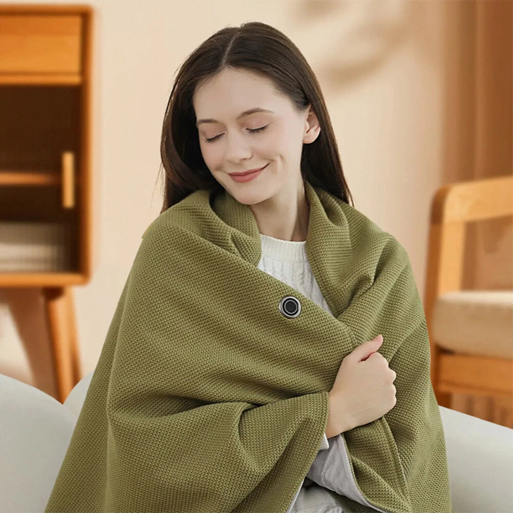 ❄️ 50% OFF! 🔥 Heated Blanket Shawl – Portable warmth all winter ✨