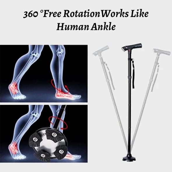 🔥Last Day Sale 50% OFF🔥Multifunctional Folding Elderly Cane🦯