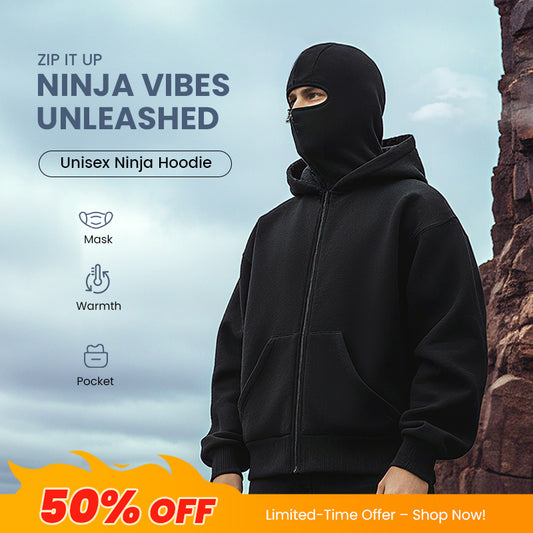 👁️🗨️Ninja Zip-Up Hoodie for Men & Women