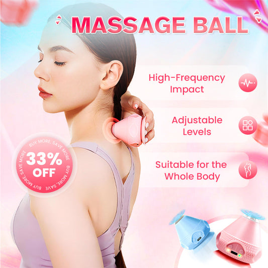 🔥🌟50% OFF Limited Time🌟 Electric Adsorption Type Vibrating Hot Compress Fascia Ball Massager - Combines Vibration and Heat for Deep Muscle Relaxation, Alleviate Fatigue, and Enhance Your Massage Experience!