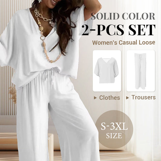 💖LAST DAY PROMOTION - 49%OFF💖Women’s Casual Loose Solid Color Suit