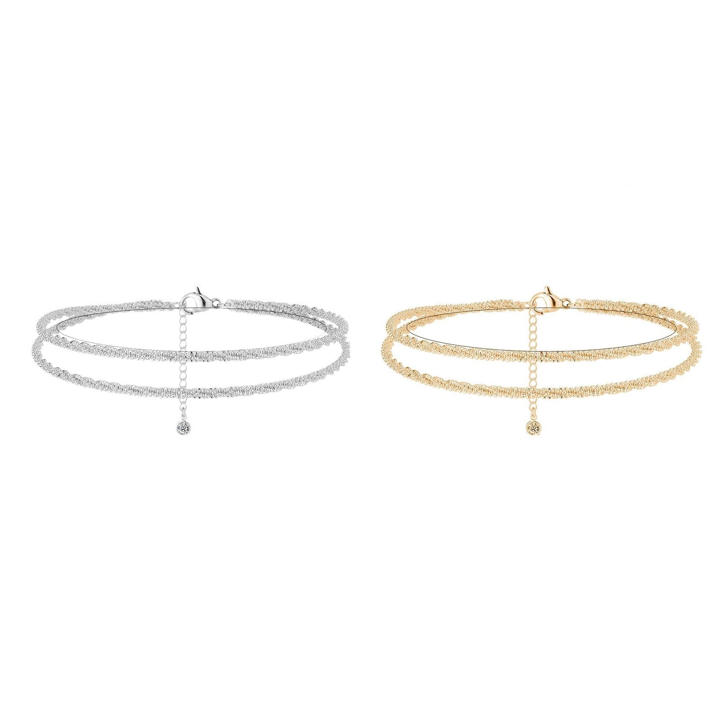 💕Time-limited Buy 1 Get 1 Free🎁😍Dainty Layered Waterproof Anklet