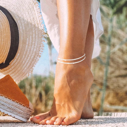 💕Time-limited Buy 1 Get 1 Free🎁😍Dainty Layered Waterproof Anklet