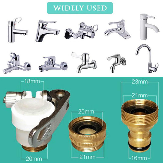 🎁Limited time 50% OFF⏳Universal 3-In-1 Brass Hose Connection Set