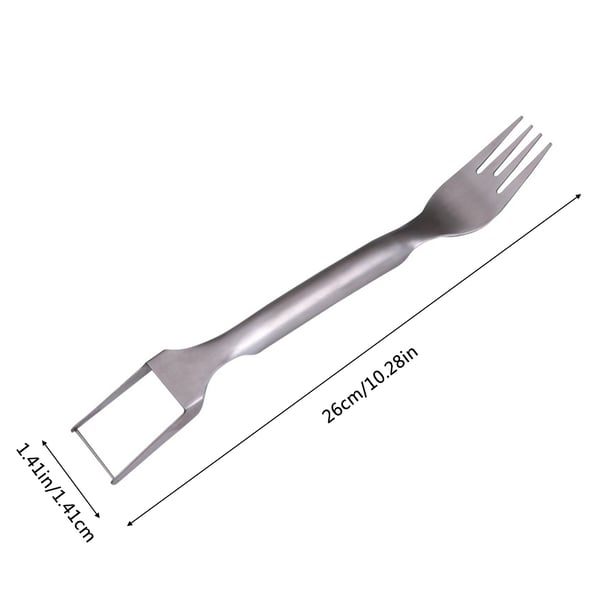 🍴🍉Stainless steel watermelon fork, makes cutting fruit easy and fun!