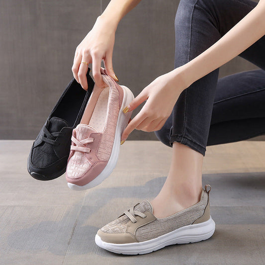 👟💥Limited Time 50% OFF🔥 Orthopedic Women's Breathable Slip On Arch Support Non-slip Shoes - Comfortable Every Step, Healthy Every Day!