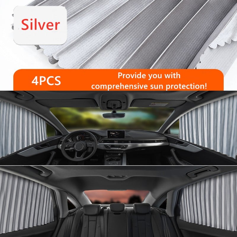 🚗🛡️Magnetic Track Universal Car Side Window Privacy Sunshade Curtain🛡️ Easy Install, Privacy Protection, Essential for Summer Drives!