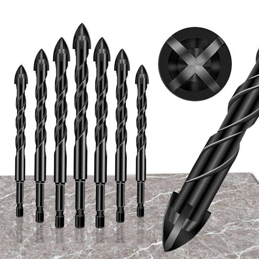 📣Flash Sale: Half Price Valid Until Midnight!🧰High-strength Four-edge Cross Drill Bit Set