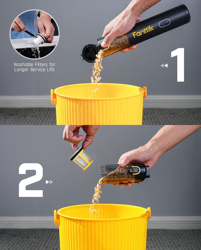 V8 Apex Car Vacuum Cleaner, 4-in-1 Portable Cordless Mini Vacuum Cleaner with 19,000 Pa Suction Power