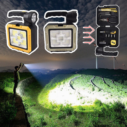 🔦🧰2025 New products Super Bright Handheld Spotlight Flashlight with Toolkit