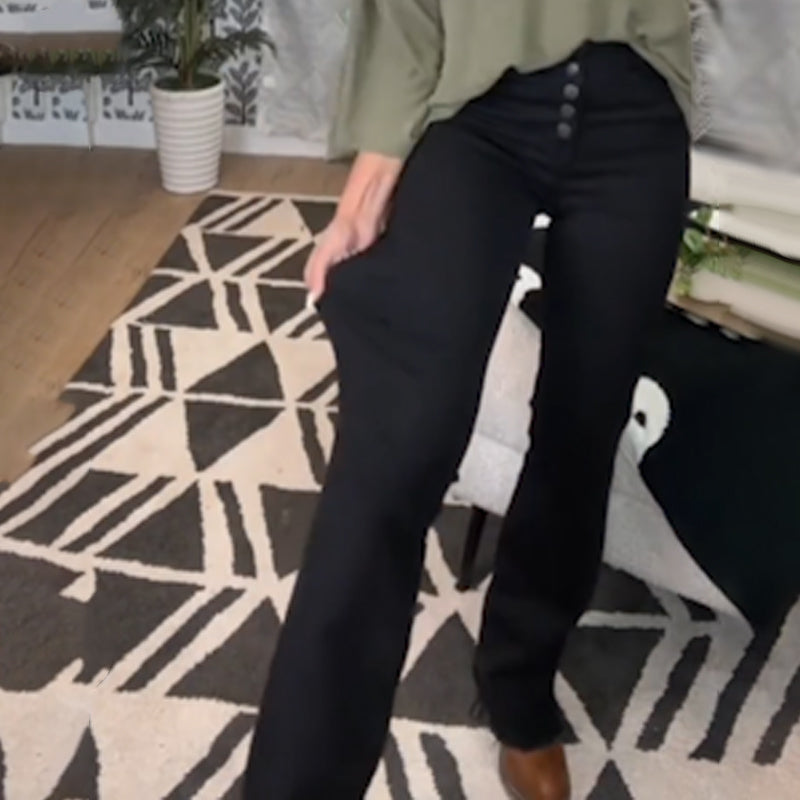 ✨Black Friday Sale✨Women’s Button-Fly Bootcut Jeans