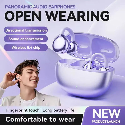 🎶🎧Ear Clip Bluetooth Headphones🎧Wireless Freedom, Music on the Go