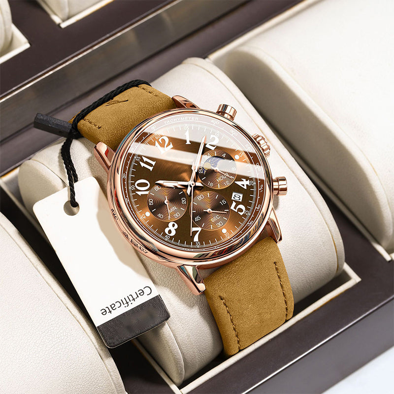 🎁Hot Sale 50% OFF⏳Men's Fashion Waterproof Luminous Quartz Watcheping⌚