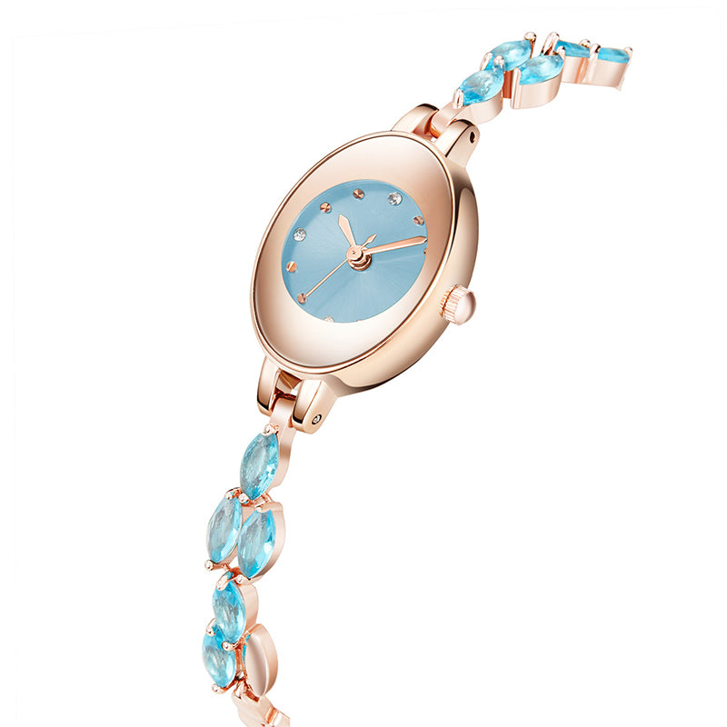 🎀⌚Women's Colored Zircon Bracelet Watch⌚️ Stylish Sparkle, Charming on the Wrist, A Perfect Blend of Time and Beauty!