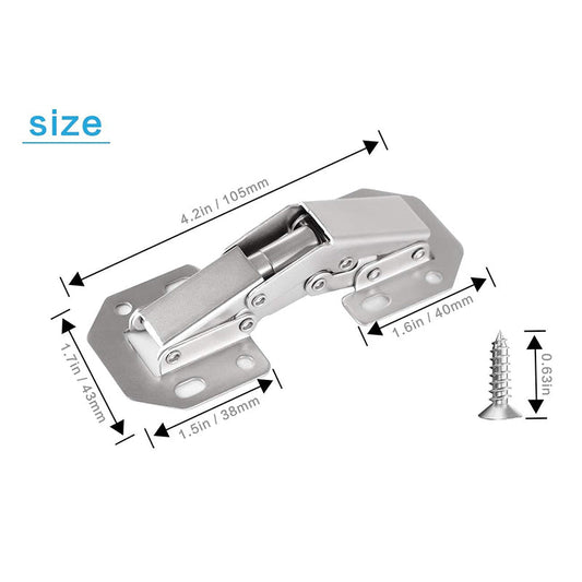 💯 Limited Time Half Price - Thickened Stainless Steel Spring Hinge