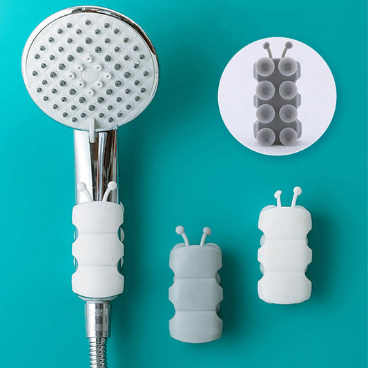 🚿💧【BUY 2 GET 1 FREE】🎁 Universal Silicone Showerhead Holder - Bathe with Ease, Secure and Non-slip!