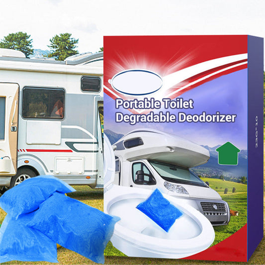 🌿🚾Biodegradable Portable Toilet Deodorizer🌬️ Effective Odor Elimination, Keep Restrooms Fresh!