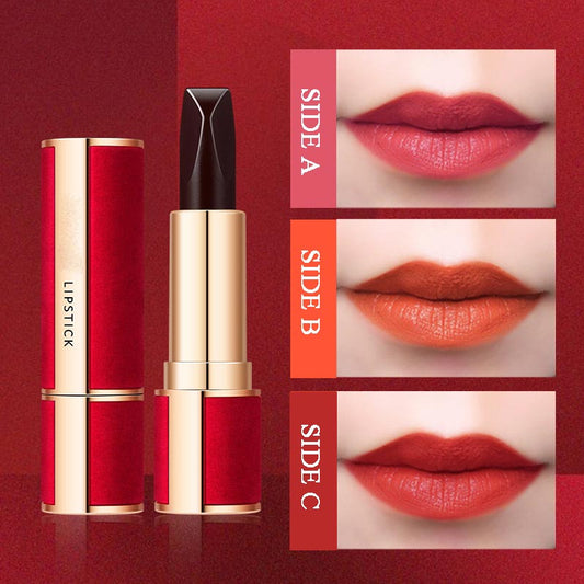 💄Three-color Velvet Matte Waterproof Non-stick Lipstick 😍Great Gift for Her🎁