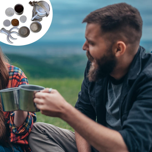 Extra Rare Vintage Camping Coffee Set