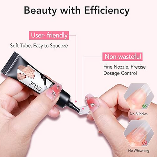 💅🔥2025 HOT SALE🔥 Extra Strong Fast-Drying Semi-Solid Nail Glue & Remover Set