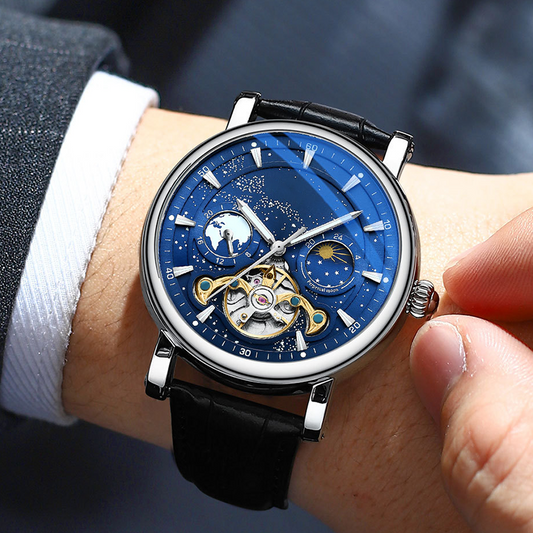 🎉Men's Luxury Automatic Luminous Starry Sky Watch⌚
