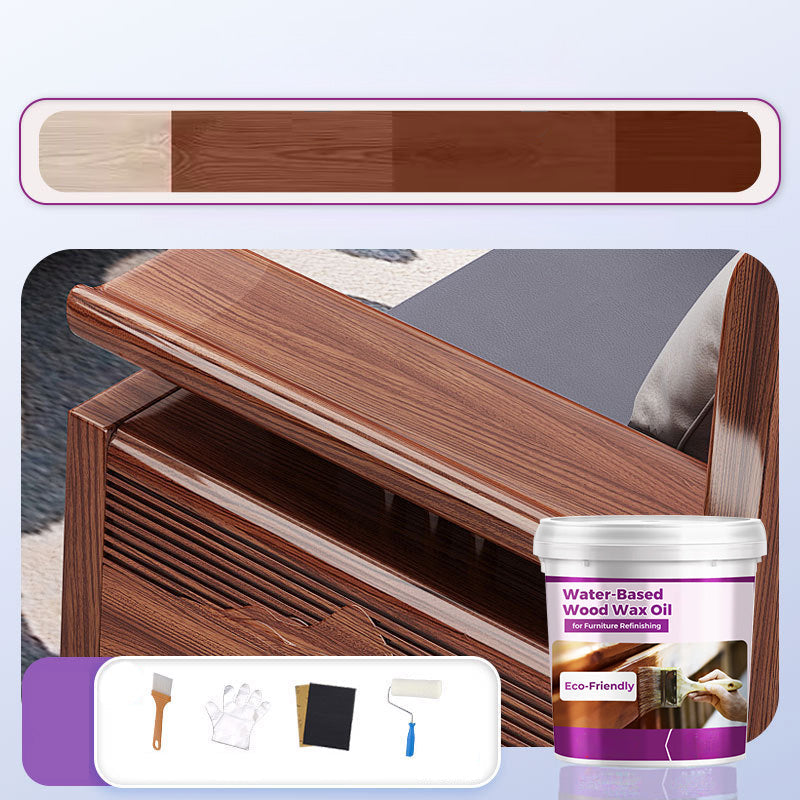 ๐ฟ๐ง Refinish Furniture Naturally โ Water-Based Wood Wax Oil ๐ชโจ Safe, Eco-Friendly Finish, Zero Toxins & Strong Odor โ Non-Toxic, Food-Safe Butcher Block Sealer, Fast-Drying, Enhances Natural Grain for Countertops, Tables, and More!