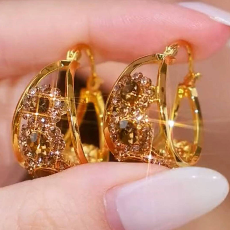 🎊Great Value at Half Price📿Vintage Round Metallic Statement Earrings