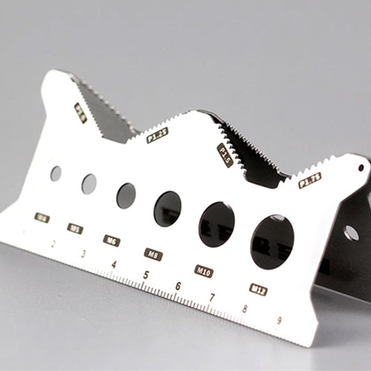 📏Stainless Steel Double-Sided Bolt Gauge Card(50% OFF)