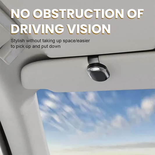 Multifunctional sunglasses holder to the car's sunscreen