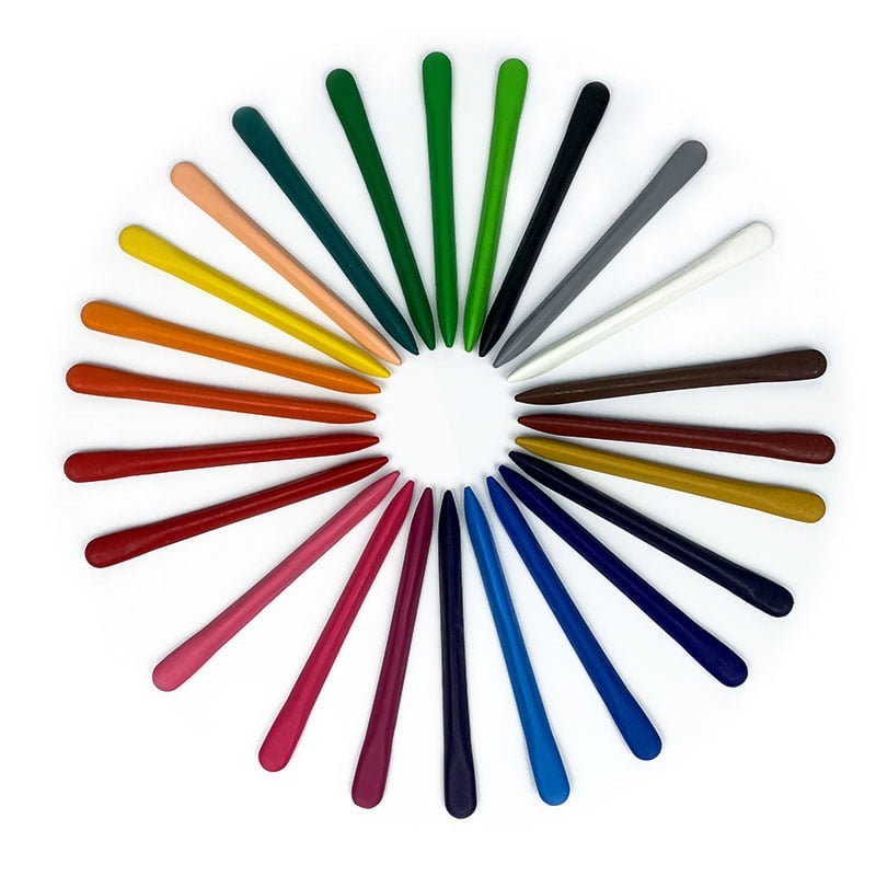 🌈36-color triangular crayons - non-toxic, washable colored oil pastel painting set🎨