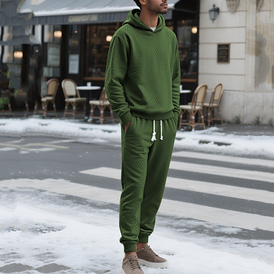 🌟Men's Casual Hooded Sweatsuit 2-Piece Set