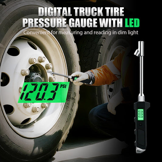 Digital Truck Tire Pressure Gauge with LED