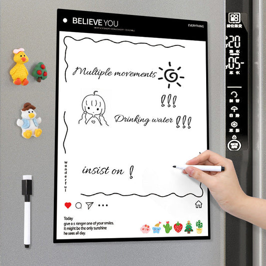 Magnetic Dry Erase Whiteboard for Refrigerator