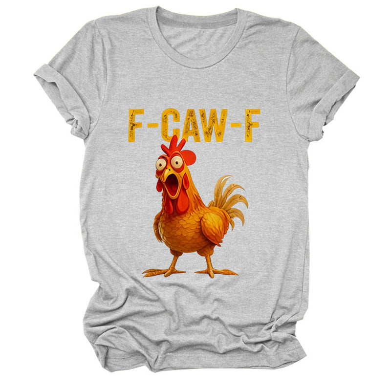 ๐ 50% OFF NOW! โจ F-CAW-F-Unisex Graphic T-Shirt - Soft Cotton & Relaxed Fit, Perfect for Casual Wear or Gift ๐๐ฆ