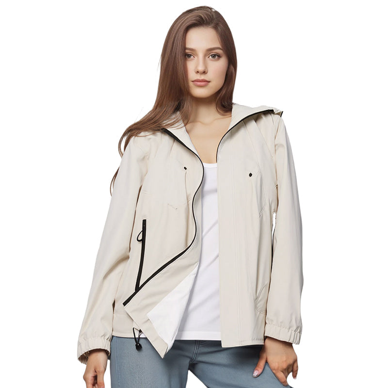 Fashionable Waterproof Windproof Hooded Outdoor Jacket
