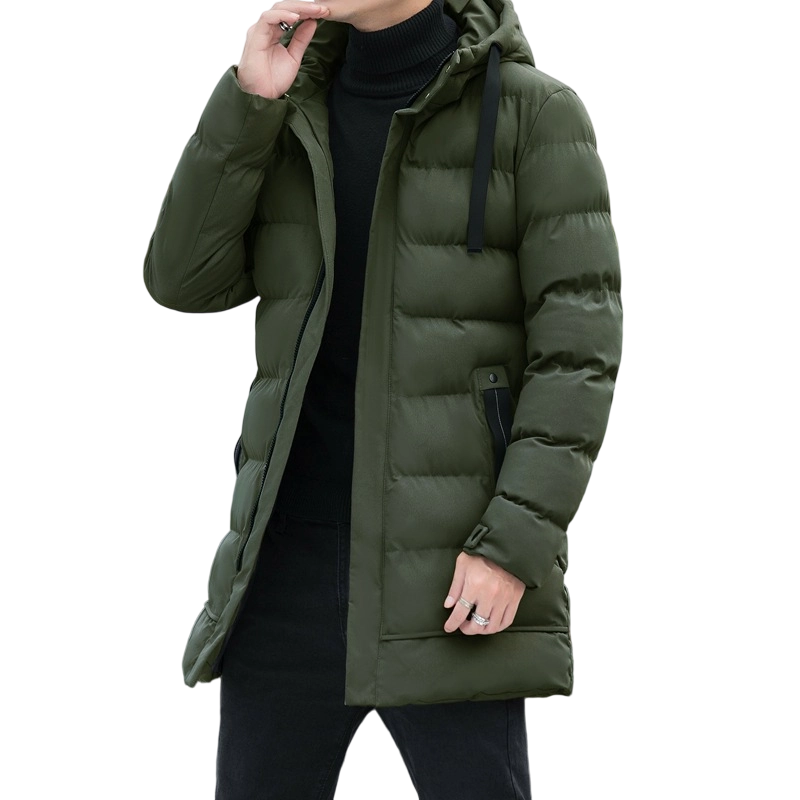 ⏳Limited-Time 40% OFF⏰Men's Mid-Length Down Jacket With Hood