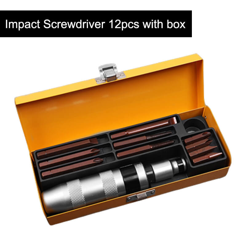Impact Screwdriver Hammer Head Sets with Box(50% OFF)