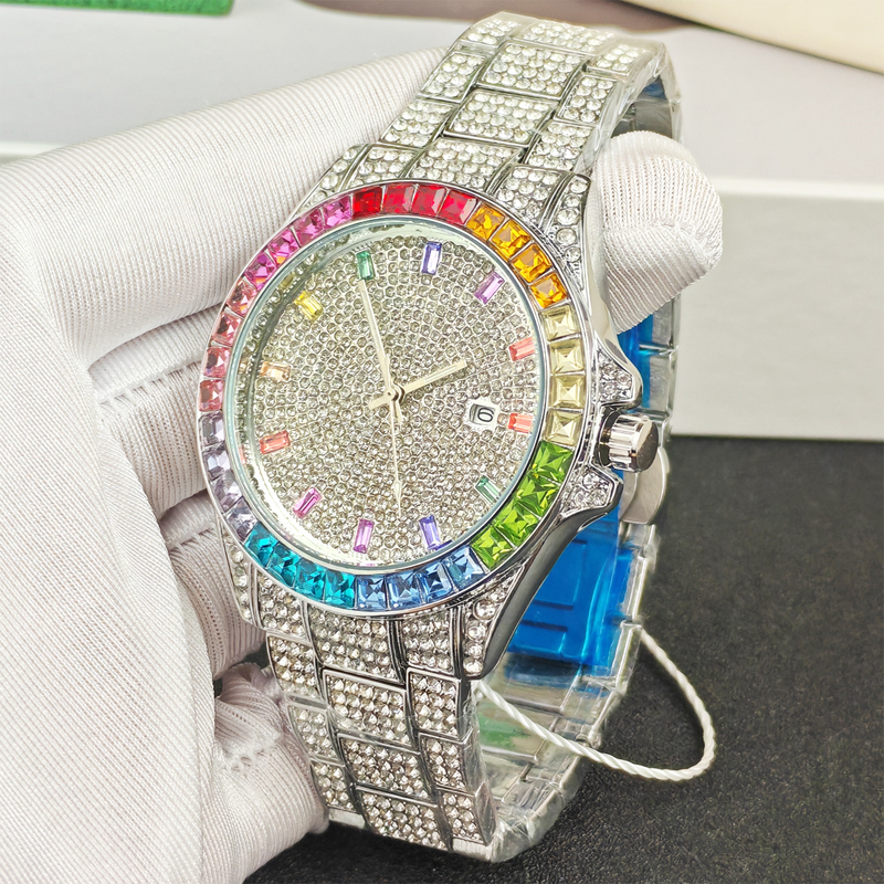 Men's Full Stone Quartz Watch