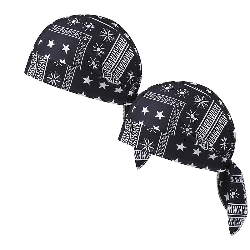 Unisex Breathable Skull Cap with Adjustable Ties