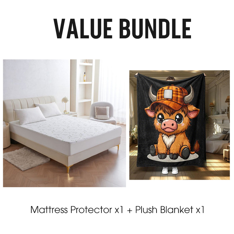 🛏️ LIMITED-TIME 50% OFF ✨ Bamboo Fiber Waterproof Mattress Protector – 100% Noiseless TPU Membrane, Breathable Natural Bamboo Sleep Surface & 360° Deep Pocket Elastic Skirt (Fits 12-18" Mattresses) – Machine Washable Family Bedding Essential 🌱