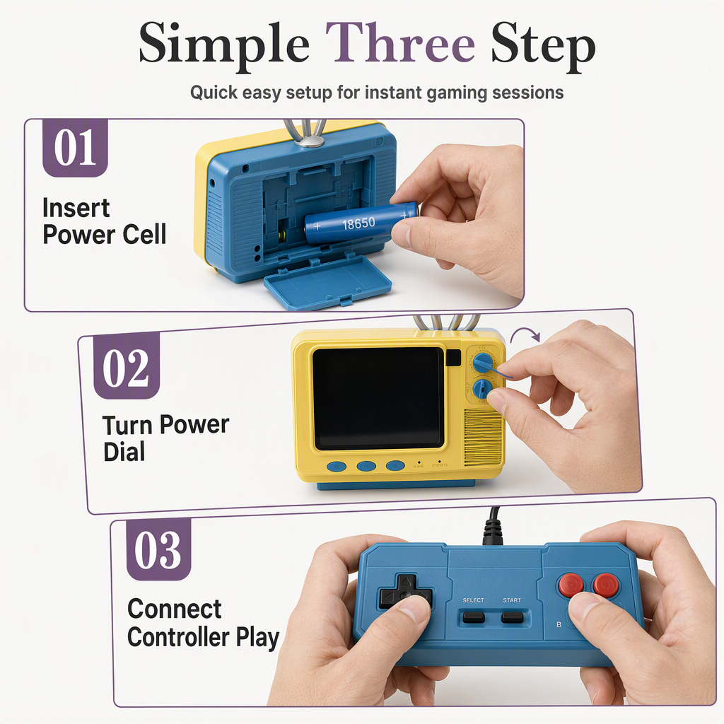 🎮 Retro Mini TV Game Console