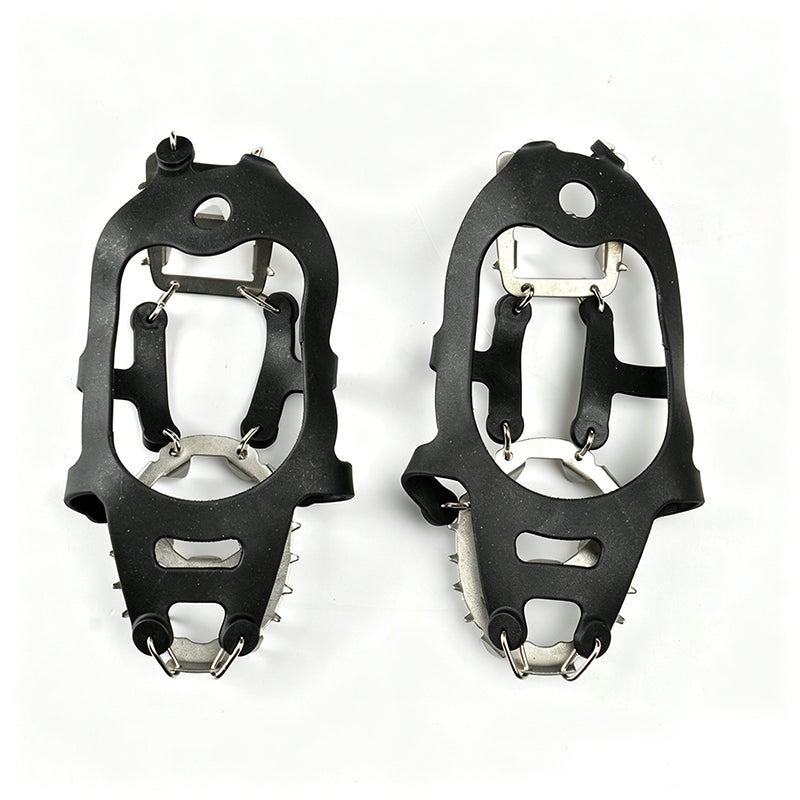18-Teeth Stainless Steel Crampons for Hiking and Snow