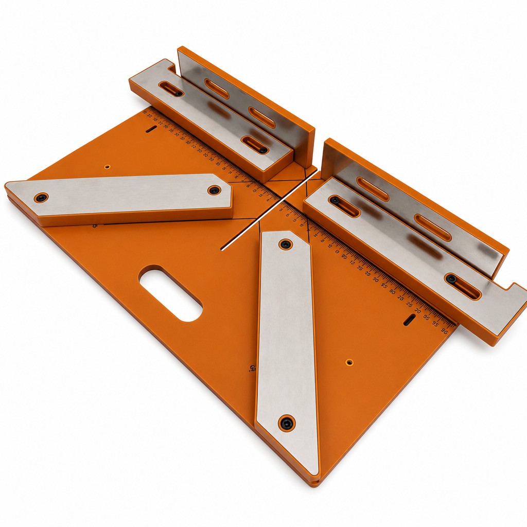 📢📢 50% OFF📐Precision Miter Cutting Guide – 45° & 90° Angles with Scale Markings for Door Frames and Wood Trim