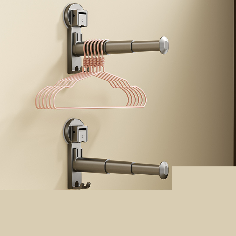 No-Drill Telescopic Hanger Organizer