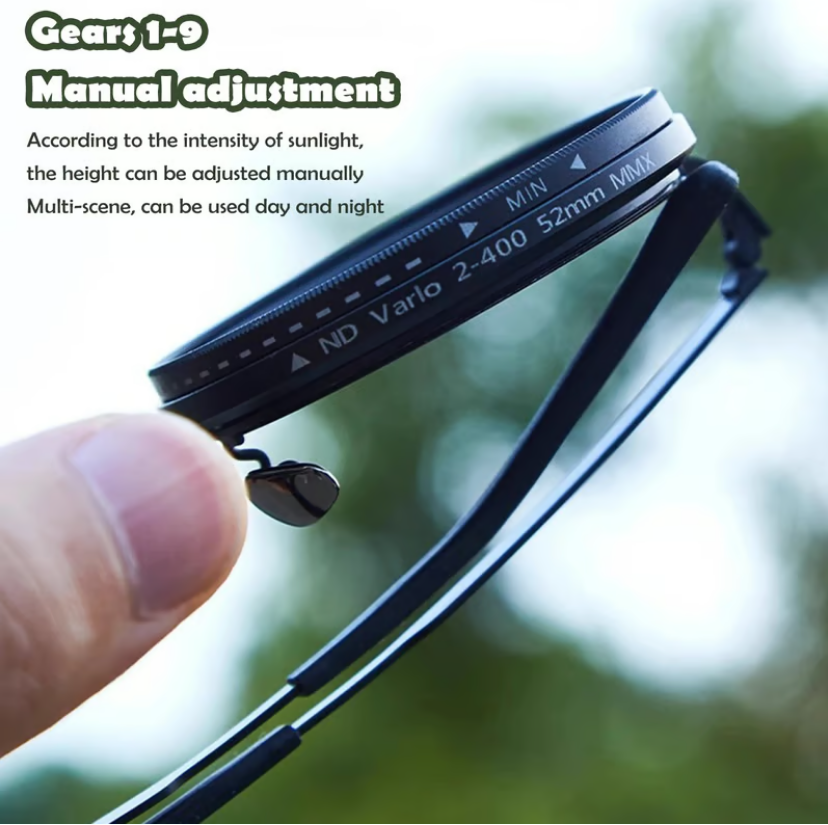 🔥🕶️Hot Sale Adjustable Tint Sunglasses🌞 Style at your fingertips, protecting your eyes in fashion