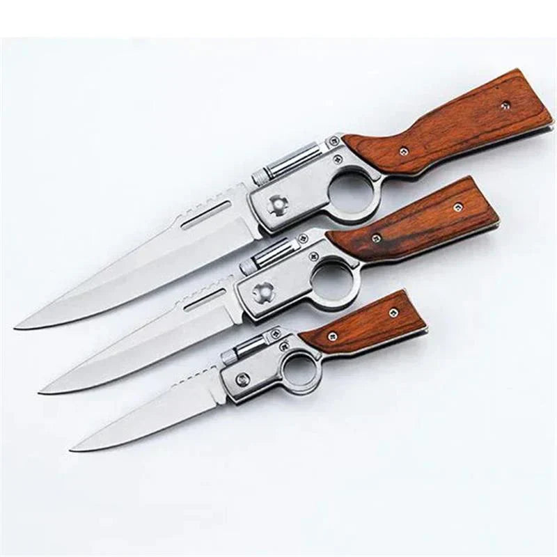 🎅Christmas Sale🎁Outdoor Stainless Steel Portable Floding Knife