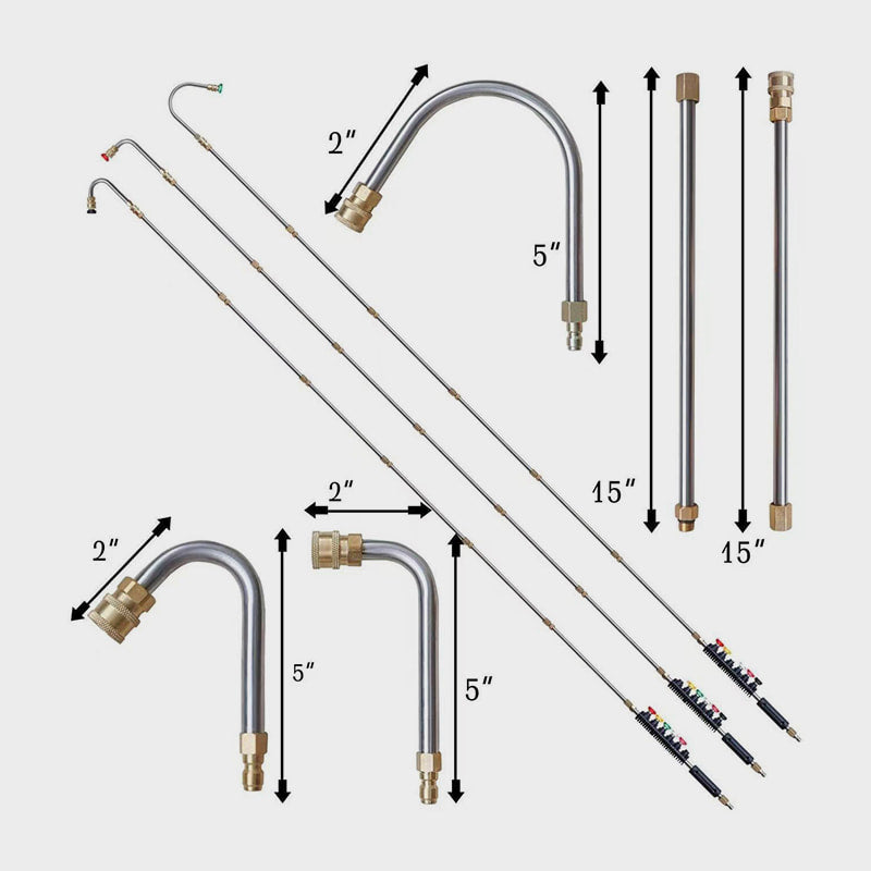 🔥1400 PSI High pressure washing kit