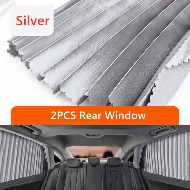 🚗🛡️Magnetic Track Universal Car Side Window Privacy Sunshade Curtain🛡️ Easy Install, Privacy Protection, Essential for Summer Drives!