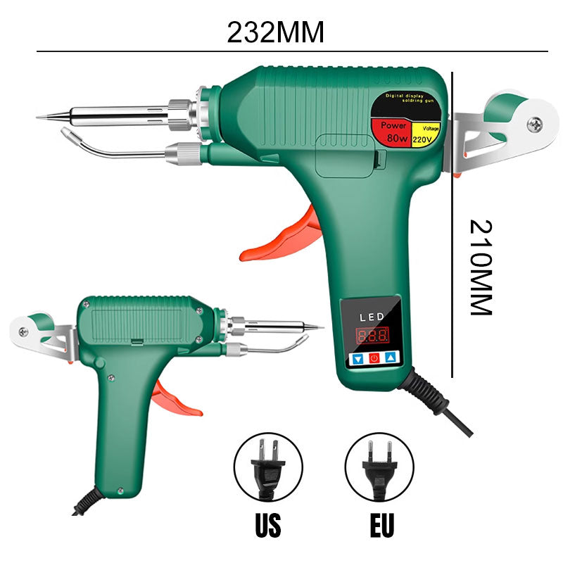 High Power Digital Display Manual Automatic Tin Wire Feeding Electric Soldering Iron