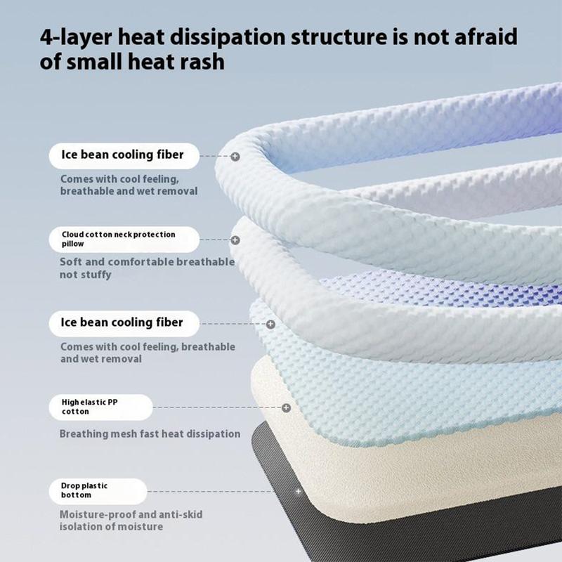 4-layer heat dissipation structure of pet cooling mat
